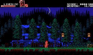 Bloodstained: Curse of The Moon - Primeira fase